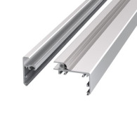 Profil kołnierzowy do drzwi szklanych "U"