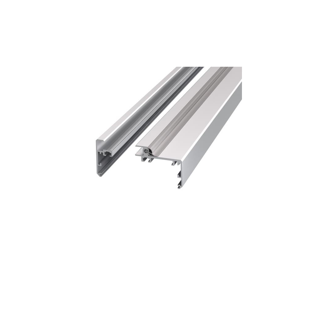 Profil kołnierzowy do drzwi szklanych "U"