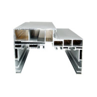 Profil kołnierzowy do drzwi szklanych "U" 75-105 SET