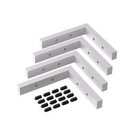 Profil kołnierzowy do drzwi szklanych "L"