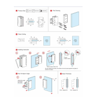 Zawias do drzwi szklanych