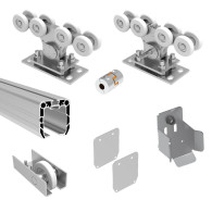 Zestaw do bramy przesuwnej do 4m profil AL 90x99mm