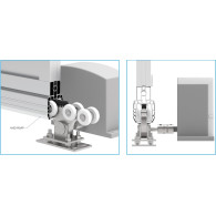 Zestaw do bramy przesuwnej do 4m profil AL 90x99mm