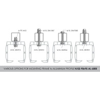 Dolna linia - profil ECO AL 90x95mm