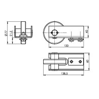 Dolna linia - profil ECO AL 90x95mm
