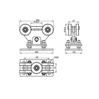 Dolna linia - profil ECO AL 90x95mm