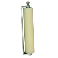 Rolka prowadząca ze wspornikiem BIAŁA