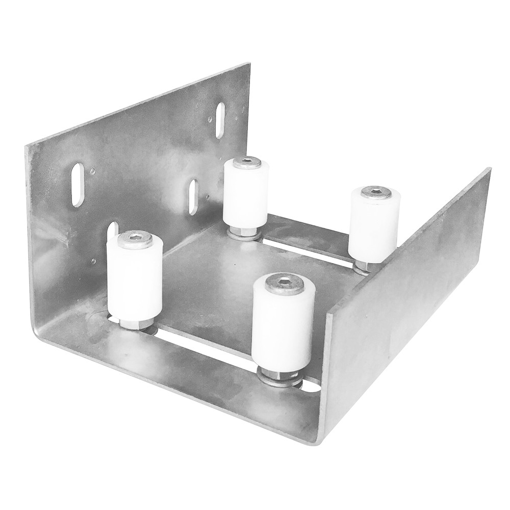 Prowadnica górna 4 rolki, Zn, 175x220mm