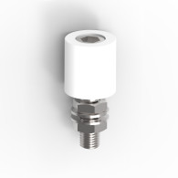 Kółko nylonowe Zn, D42mm, białe