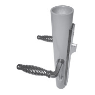 Adapter do okrągłego słupka do mocowania zamka