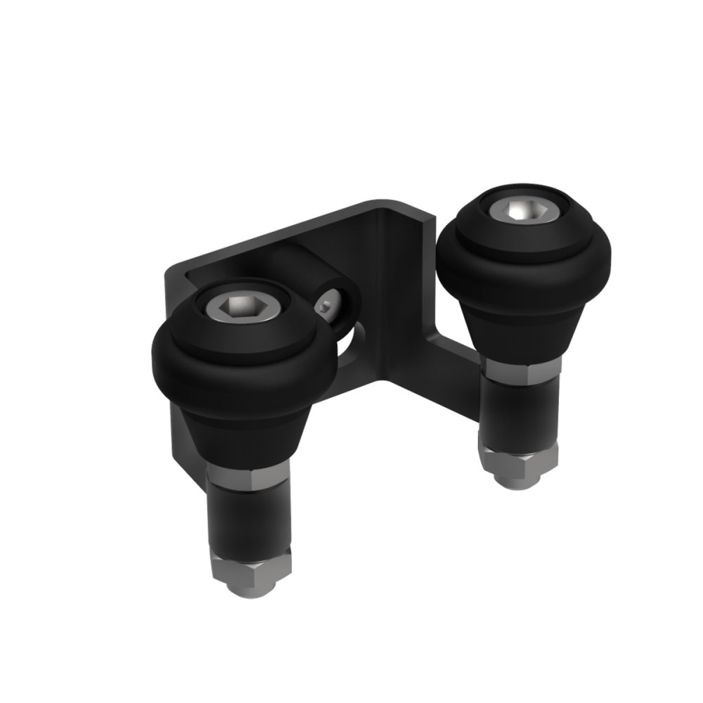 Najazd górny, Zn, profil 40 mm, czarny