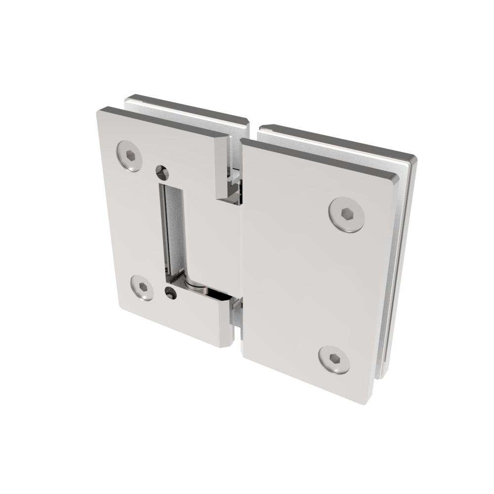 Zawias do drzwi szklanych szkło/szkło +/- 90 stopni flex