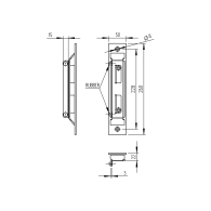 Uniwersalny ogranicznik bramki 40x40