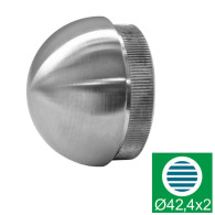 Zaślepka poręczy półokrągła, pełna