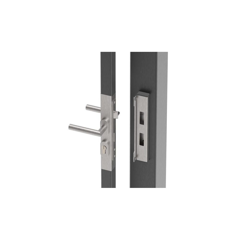 Zestaw zamków 40x40 AISI 304