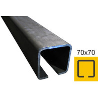 Dolny profil prowadzący Fe, 70x70x4mm, L3m