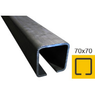 Dolny profil prowadzący Fe, 70x70x4mm, L3m