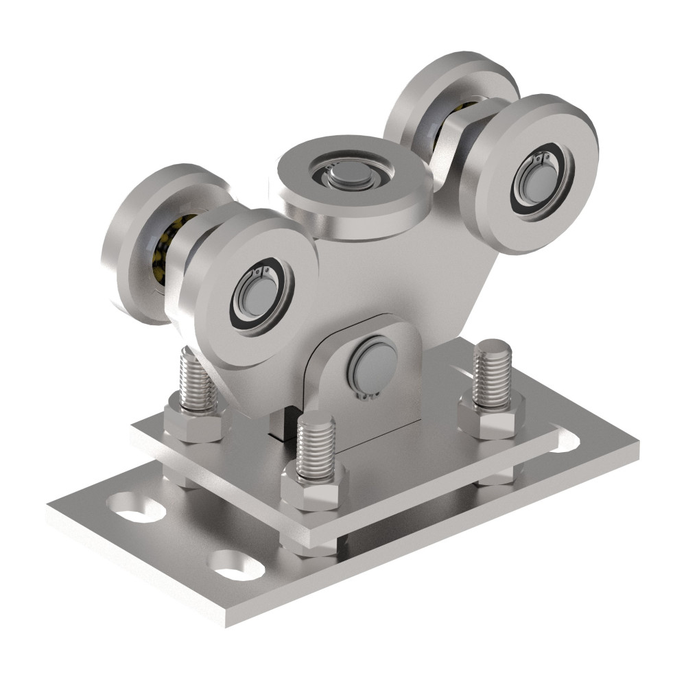 Wózek transportowy INOX, profil 80x80