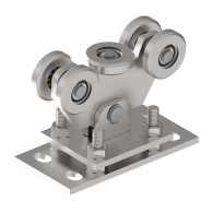 Wózek transportowy INOX, profil 60x60