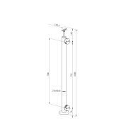 Słupek, Kotwienie górne - dwustronne180°