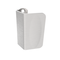 Poręcz do drzwi, 93x65mm, INOX