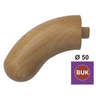 Kolano zakończone półkulą - nielakierowane. BUK (BEECH)