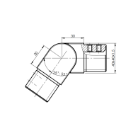 Łączenie poręczy - kolano
