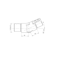 Łączenie poręczy - kolano