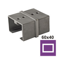 Uchwyt poręczy-sprzęgło AISI 316,60x40mm