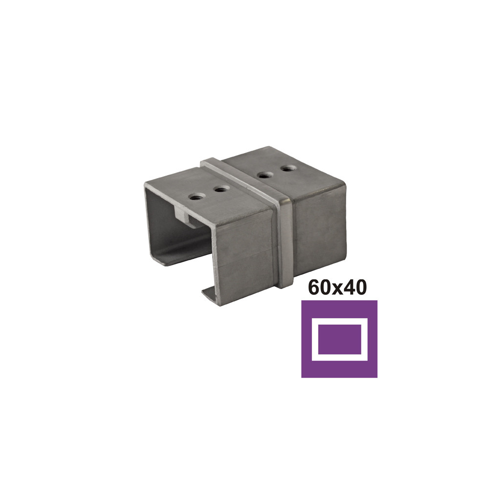 Uchwyt poręczy-sprzęgło AISI 316,60x40mm