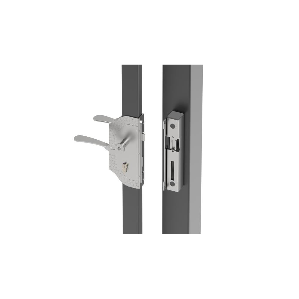 Zestaw zamków 30x30, z elektrom. zamek i przywieszka