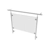 Okno francuskie AISI304, 110x75/10,76