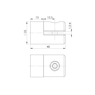 Uchwyt wypełniacza - blacha
