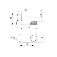 Zabezpieczenie przed wypadnięciem szkła