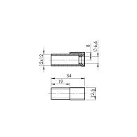 Wsparcie przed wypadnięciem z płaskiego szkła