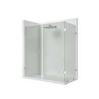 Okucia - kabina prysznicowa AISI304 drzwi skrzydłowe 3