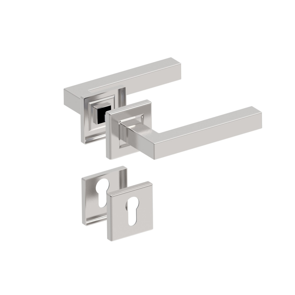 Uchwyt z etykietą - para, AISI 304, K320