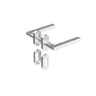 Uchwyt z etykietą - para, AISI 304, K320