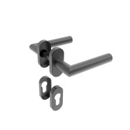 Uchwyt z etykietą - para, AISI 304, K320