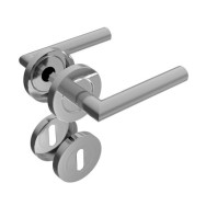 Uchwyt z etykietą - para, AISI 201, K320 BB