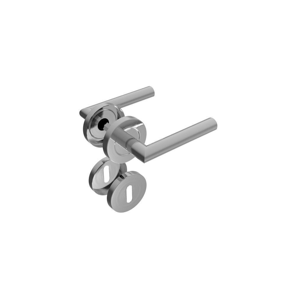 Uchwyt z etykietą - para, AISI 201, K320 BB