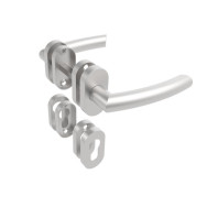 Uchwyt z etykietą - para, AISI 304, K320