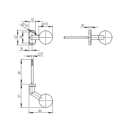 Krętlik kulowy - 1 szt. AISI 304, K320