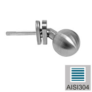 Kula stała - 1 szt. AISI 304, K320,