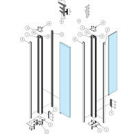 Słupek - Kotwienie górne - narożnik R