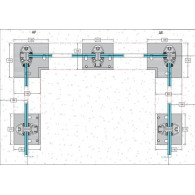 Słupek - Kotwienie górne - narożnik R