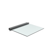 Przeszklony daszek z profilu aluminiowego