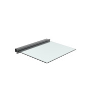 Przeszklony daszek z profilu aluminiowego