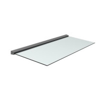 Przeszklony daszek z profilu aluminiowego