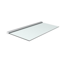 Przeszklony daszek z profilu aluminiowego